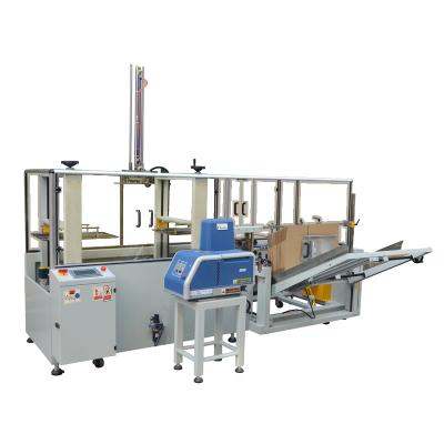 China Food Fully automatic Carton erector Box bottom sealing machine TKX-01R hot melt adhesive carton unpacking machine for sale