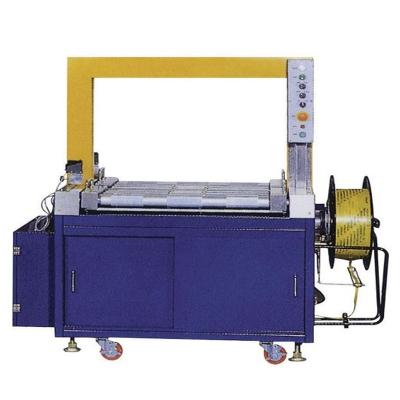 China Food Automatic pallet packaging line customized color wrapping and strapping machine for sale