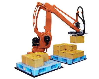 China Food Robot Palletizing Equipment Robot Palletizer  for Carton kuka palletizer for sale