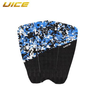 China 2022 UICE New 3 Pieces Surfboard Front Pads Unisex Design EVA Biodegradable Foam, Traction Pads With Fast Delivery for sale