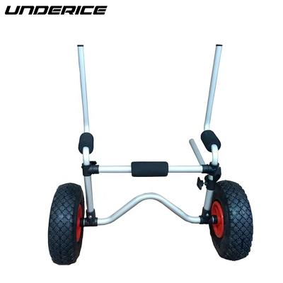 China Factory UICE Aluminum Folding Sit On Top Trolley Cart For Kayak Paddle Borads Kayak Trolley Beach Trolley Cart for sale