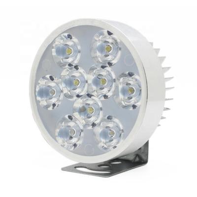 China PMMA Lens+aluminum 9LED 12V Led Fog Spotlight LED Front Light Headlamp For Motorcycle for sale