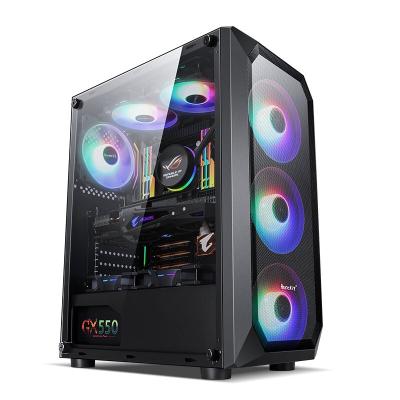 Китай IPASON AMD R7 3700X RX 5700XT 500G M.2 No SSD DDR4 3200 16G High RAM Assembled Gaming Desktop Computer продается