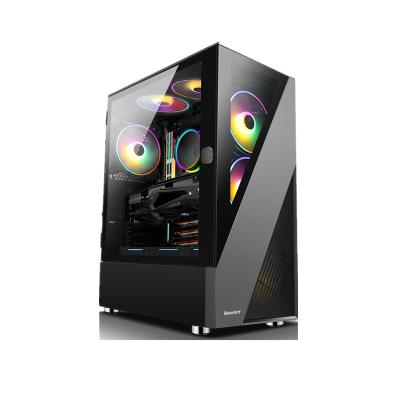 Cina No Fun Home AMD R5 3600 RX 6600 XT Graphics Card 16G Ram 500G SSD Computer DIY Gaming Desktop PC in vendita