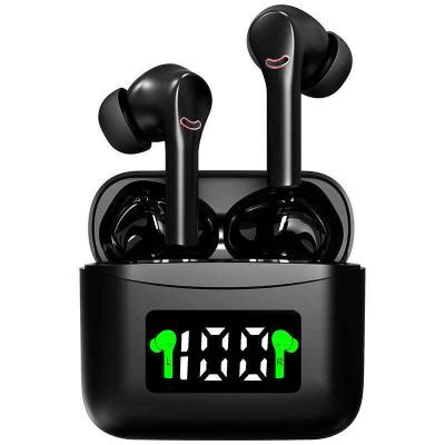 China Hot Selling Amazon In-Ear Earbuds TWS Aptx Earbuds Gaming Headset BT5.2 9D Touch Wireless Smart Earphone With LCD Display for sale