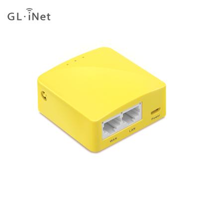 China GL-MT300N-V2 OpenWRT UART router wifi router 300mbps for travel wireless router for sale