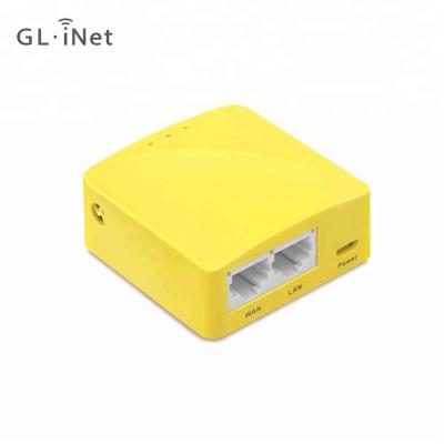 China GL.iNet MINI Mini WIFI Router with USB 2.0 openwrt mini pocket wifi vpn portable router for sale