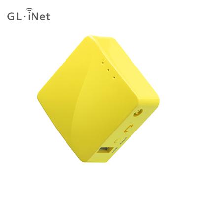 China MINI WIFI GL-MT300N-V2 MTK7628NN based mini vpn wireless router hotspot for hotel for sale