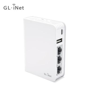 China Super SOHO GL-AR750 2.4g 300Mbps 5G 433Mbps VPN portable mini wifi router with antennas POE router for sale