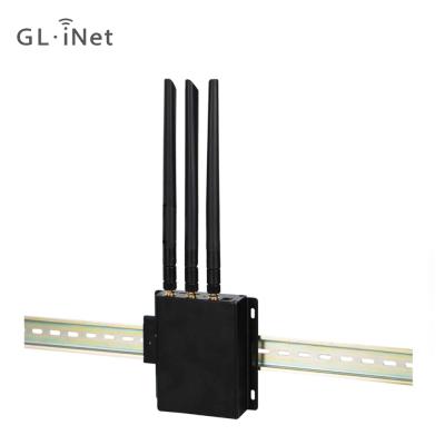 China GL.iNet GL-X300B 12V car industrial wifi use HIGH SPEED industrial 4G router with 2 Ethernet ports for M2M industry for sale