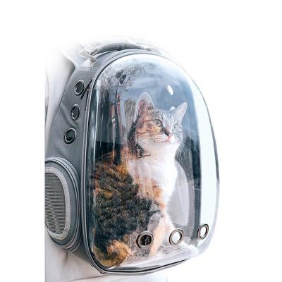 China Viable Pet Travel Carrier Bag Bubble Backpack Pet Carriers Space Capsule Pet Backpack for sale