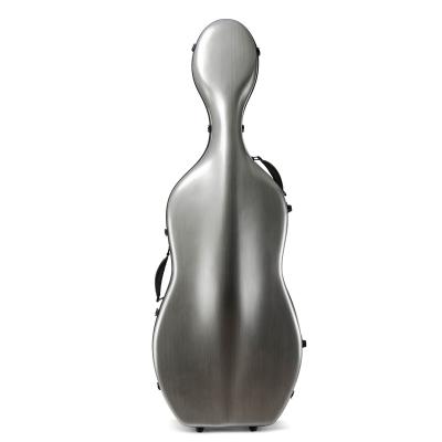 China Silver Gray Cello 4/4 Carbon Case Chrisitina Cello Case Ultra Light Cello Fiber Case CB07-44 for sale