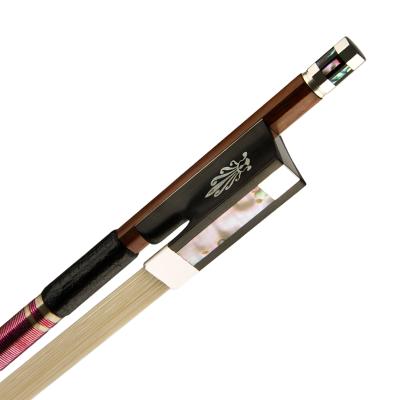 China SG02 violin Christina violin bow imported Brazilian hematoxylin professional violin bow for sale