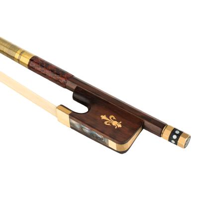 China CELLO CHRISTINA Cello Bow 4/4 Chosen Professional South American Octagonal Octagonal Snake Wood Pole Cello Bow D08 for sale