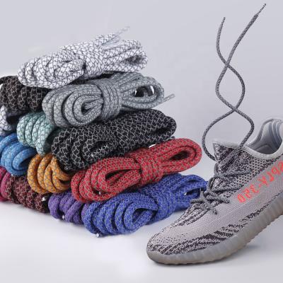 China Hot Selling Round Shoe Lace Boy/Man Round Shoe 3m Polyester Reflective Sports Laces for sale