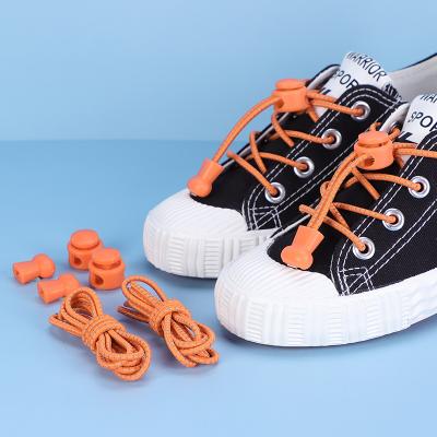 China Kids Elastic Round Round Lazy Rope Reflective Laces No Tie Reflective Laces For All Adult And Children for sale