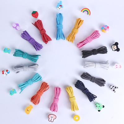 China Around easy no tie around elastic laces kids sell cheap 2021 hot sale elastic wholesale laces for kids for sale