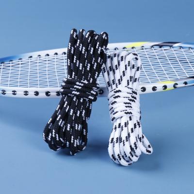 China Round Point Oblique Laces Polyester Round Mountaineering Laces Running Sports Shoe Laces for sale