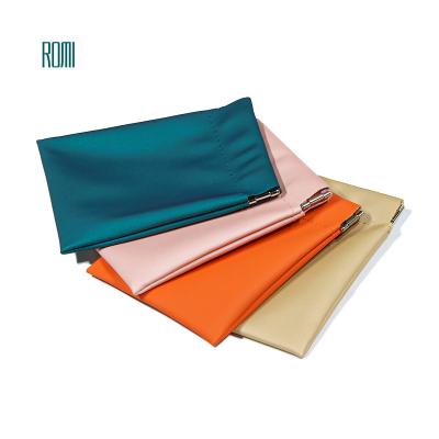 China PU Leather Organizer Gifts Pouch Leather Logo Jewelry Pouch For Store Custom Packing ROMI Top Quality Joyero Colorful for sale