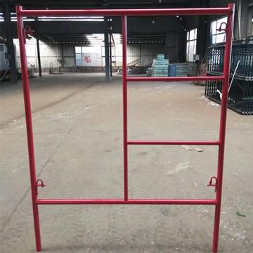 China Q235 Steel Tubes 5'x6'7' WACO Double Ladder Frame Scaffolding for sale