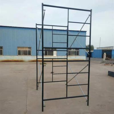 China Q235 steel tube 5'x6'4 ladder frame scaffolding for sale