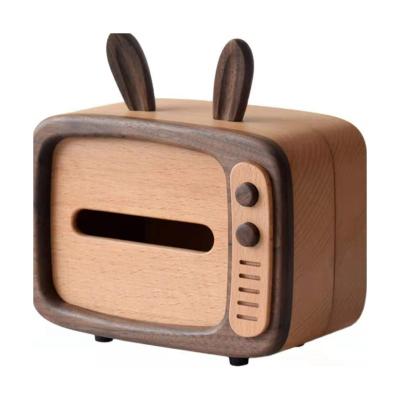 China Wholesale CLASSIC Modern Creative Storage Box Tissue Box Factory Craft Wooden Tissue Box for sale