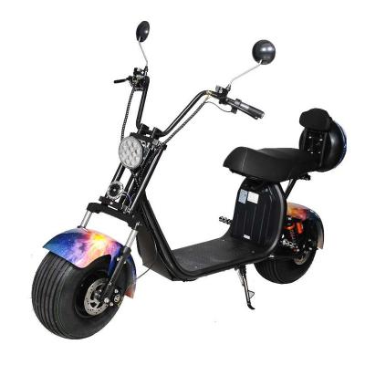 China On-road warehouse hot selling adult three wheel bicycle lithium battery 60V 20Ah citycoco 2000w electric tricycle scooter for sale