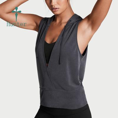 China OEM Service Wholesale Fitness Crop Anti-pilling Cotton Women Workout Top Tank Top for sale