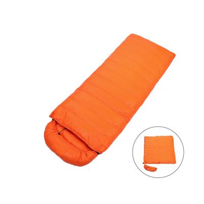 China Custom Outdoor Camping Travel Envelope Type Hiking Envelope Thermal Survival Waterproof Duck Down Goose Down Sleeping Bag for sale