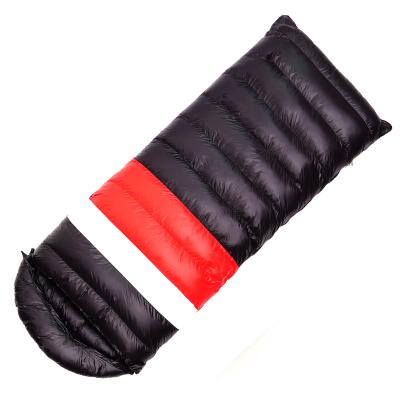 China Wholesale Outdoor Emergency Survival Envelope Camping Waterproof Ultralight Goose Type Down Duck Down Sleeping Bag for sale