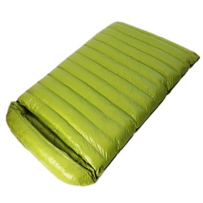 China Envelope Camping Type Increasing Outdoor Ultralight Waterproof Thermal Envelope Double Duck Down Goose Down Sleeping Bag for sale