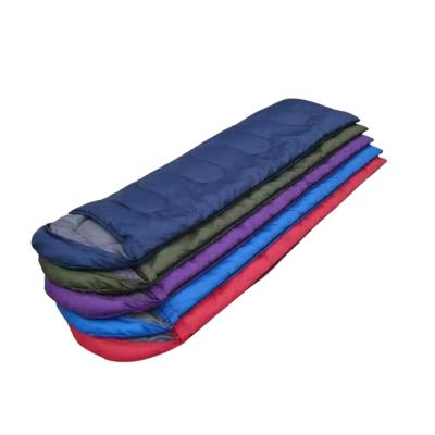 China Outdoor Waterproof Camping Survival Polyester Fiber Cotton Fiber Hollow Sleeping Envelope Type Envelope Bag for sale