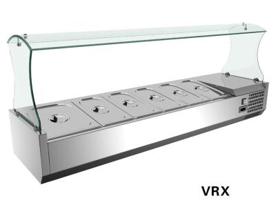 China Commercial Salad Bar Equipment, Refrigerated Salad Bar Fridge 44L VRX1500/330 for sale