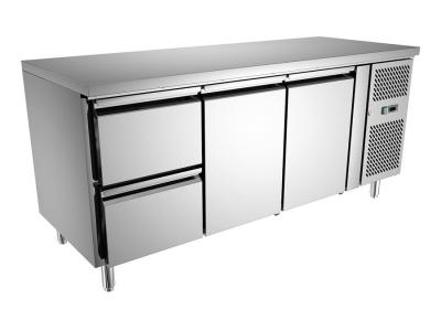 China 400L Ventilated Under Counter Freezer GN3110BT  , 2 Door Undercounter Freezer for sale