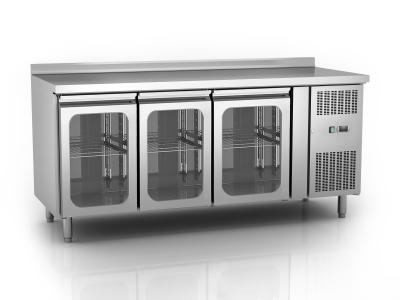 China Under Counter Three Glass Door Chillers , Restaurant Cooler GN3100TN/G for sale