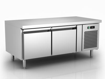 China 170L Two Door Undercounter Refrigerator GNUN2100TN , Under Counter Fridge And Freezer for sale