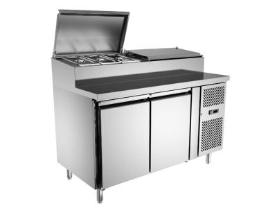 China High Energy Efficiency R134a Sandwich Prep Table 2 Door For Hotel SH2000/700 for sale