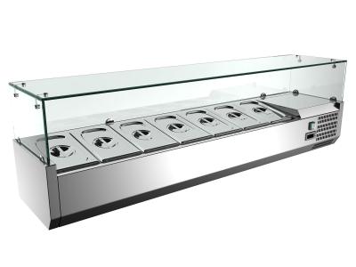 China Counter Top Salad Bar Cooler For KTV , Bar , Supermarket With Capacity 48L, VRX1600/330 for sale