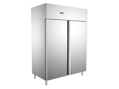 China 1150L Commercial Upright Fridge For Kitchen , Stainless Steel Refrigerator GN1200TN for sale