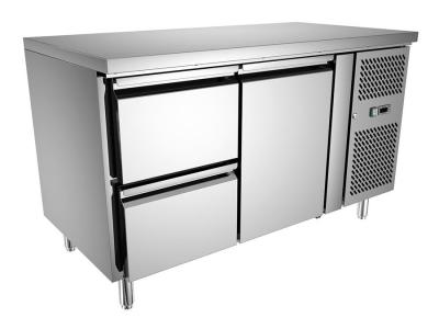 China Integrated Undercounter Fridge / Under Counter Freezer With Two Drawers 230V GN2110BT for sale