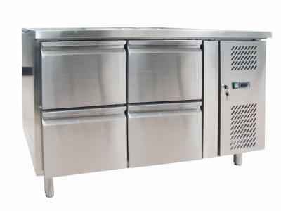 China Four Drawer Refrigerator Freezer Undercounter GN2140TN , Restaurant Fridge for sale