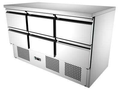 China 220 - 240V 50Hz Cafe Kitchen Refrigeration / Under Counter Drawer Refrigerator for sale