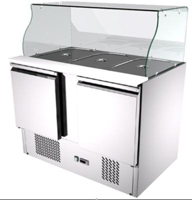 China _ 250L Small Saladette Counter Fridge +2℃ ~ +8℃ / Salad Counter Refrigerator zu verkaufen