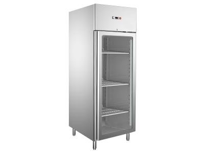 China Refrigeradores eretos de aço inoxidável da exposição com 3 alturas de prateleira - GN650BT/G ajustável à venda