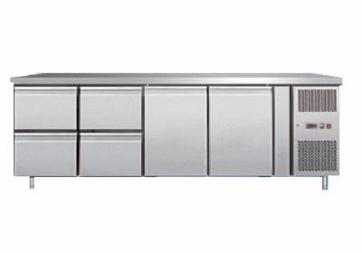 China Adjustable Shelving Commercial Undercounter Freezer GN4140BT , Under Counter Larder Fridges for sale