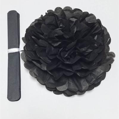 China Wholesale New Eco-friendly Style Paper Fan Colored Balls Wedding Decoration Flower Hanging Artificial Flower Wall Hanging Decor for sale