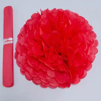 China Wholesale custom tissue paper factory metal fuchsia rose foil flower tissue paper for decoration party for sale