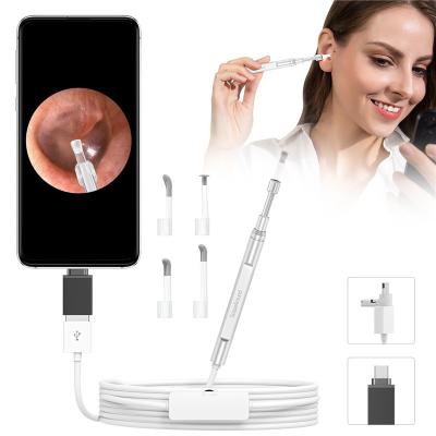 China Ear Cleaning New Digital USB Otoscope Camera 2022 Visual Otoscope Connect Ear Wax Irrigator 3.9mm Ear Wax Removal Tool Otoscope for sale