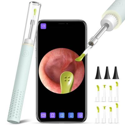 China Home Care Portable Ear Camera Ear Wax Removal Tool 3.9mm Visual Ear Cleaning Remover with Wireless Camera WiFi Digital Otoscope for sale