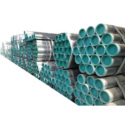 China Liquid pipe hot dipped galvanized round steel pipe gi pipe pre galvanized steel pipe tube for sale